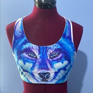 🔮 5 for $20 🔮 Wolf bra workout bathing suit top